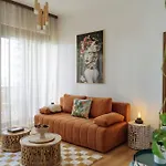 Rooftop Terrace Boho Center 2 Baths *