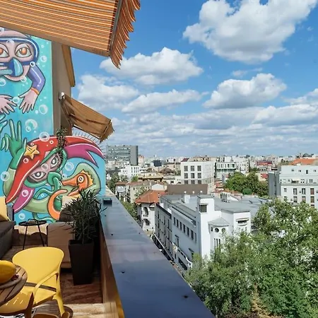 Rooftop Terrace Boho Center 2 Baths 公寓