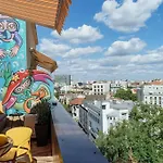 Rooftop Terrace Boho Center 2 Baths Lägenhet