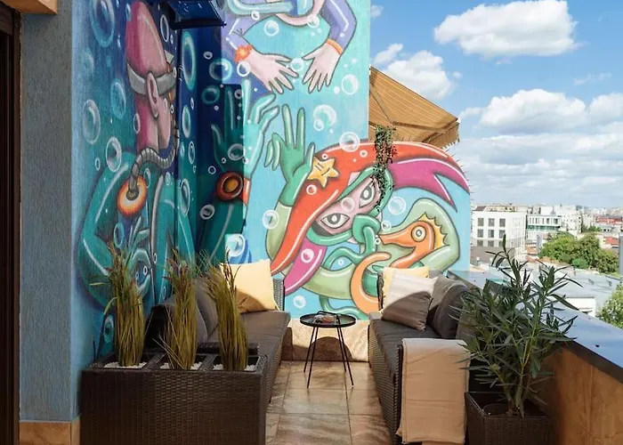 Apartment Rooftop Terrace Boho Center 2 Baths