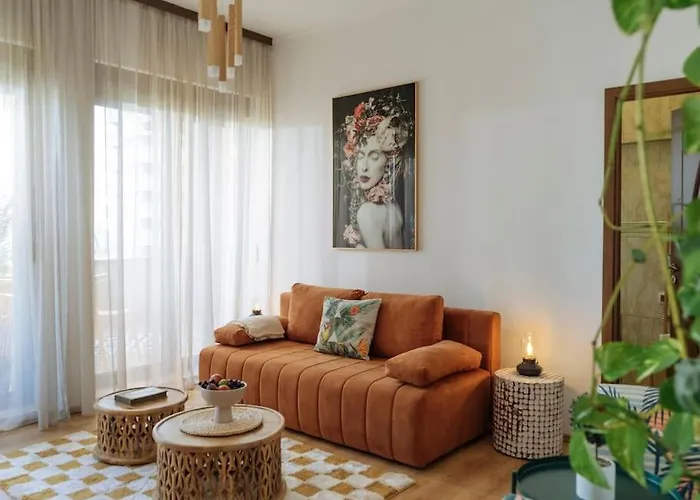 Rooftop Terrace Boho Center 2 Baths *