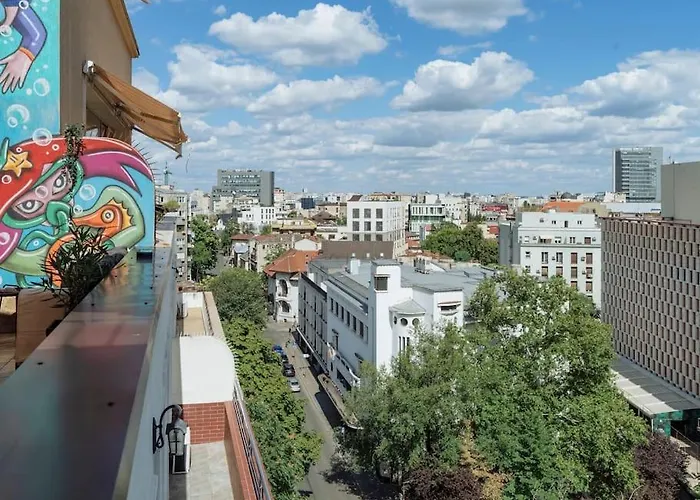 Rooftop Terrace Boho Center 2 Baths * Bucharest